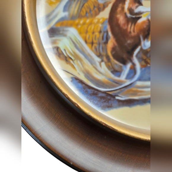 Vintage 1972 Kaiser Porcelain Plate White-Footed Mouse Lowell Davis Germany Made - Picture 7 of 9